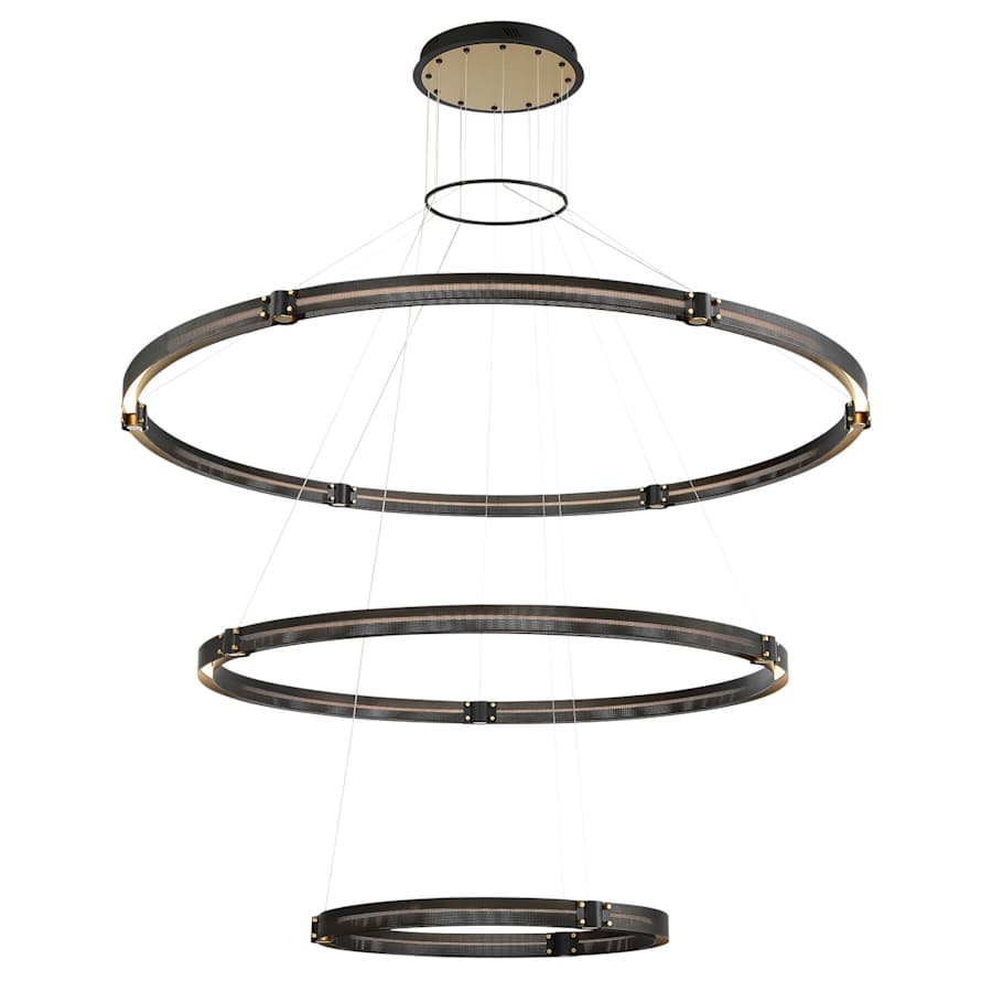 Eurofase Lighting Admiral 6 Light 62" Wide LED Ring Chandelier - 3 Tiers