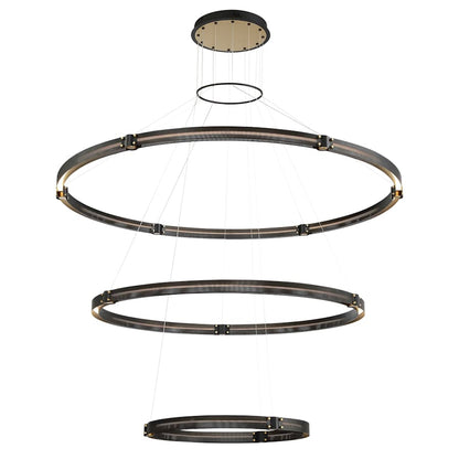 Eurofase Lighting Admiral 6 Light 62" Wide LED Ring Chandelier - 3 Tiers