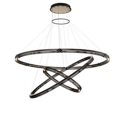 Eurofase Lighting Admiral 6 Light 62" Wide LED Ring Chandelier - 3 Tiers