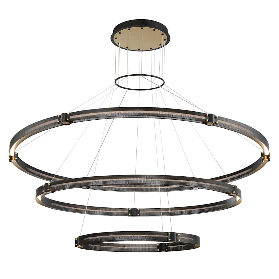 Eurofase Lighting Admiral 6 Light 62" Wide LED Ring Chandelier - 3 Tiers
