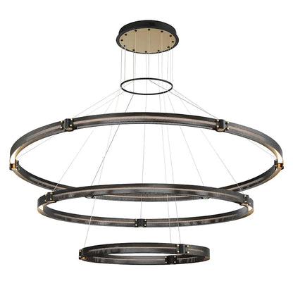 Eurofase Lighting Admiral 6 Light 62" Wide LED Ring Chandelier - 3 Tiers