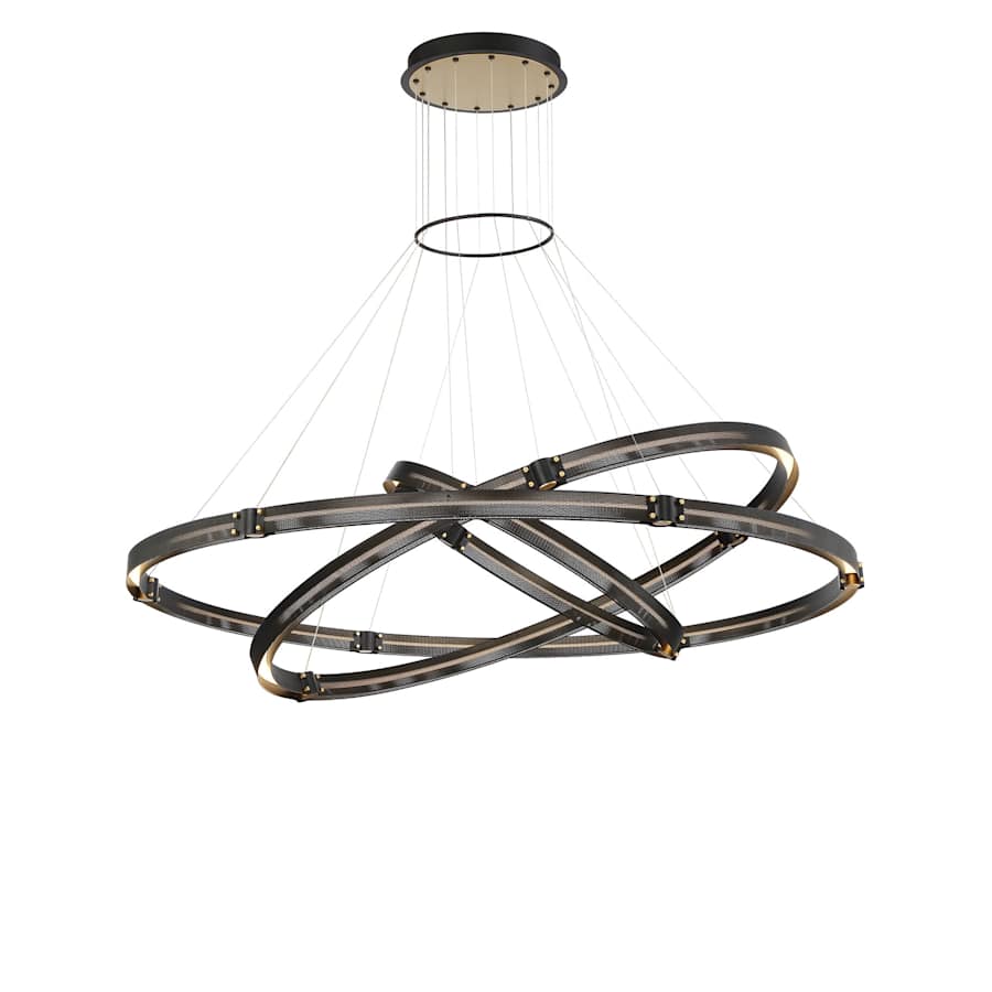Eurofase Lighting Admiral 6 Light 62" Wide LED Ring Chandelier - 3 Tiers