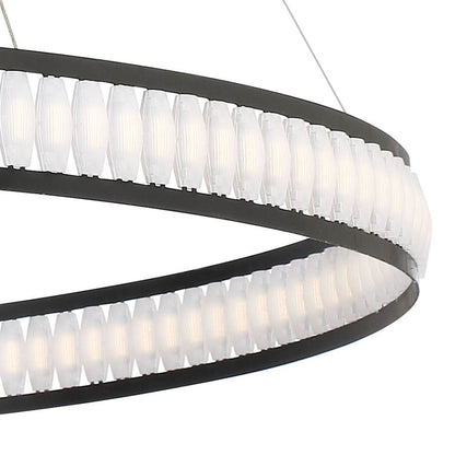 Eurofase Lighting Forster 3 Light 60" Wide LED Ring Chandelier - 3 Tiers