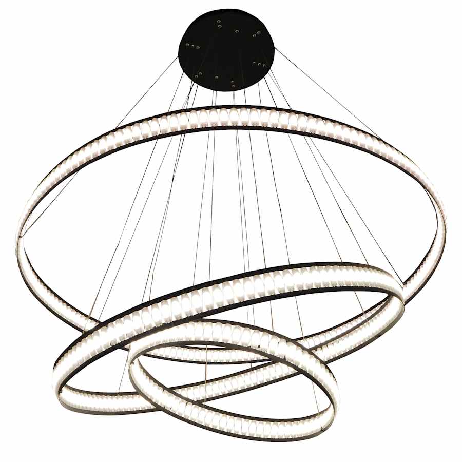 Eurofase Lighting Forster 3 Light 60" Wide LED Ring Chandelier - 3 Tiers