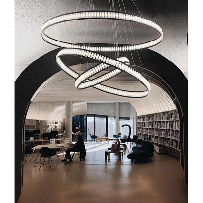 Eurofase Lighting Forster 3 Light 60" Wide LED Ring Chandelier - 3 Tiers