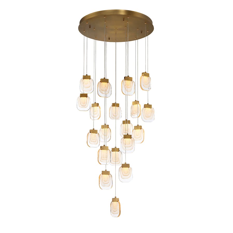 Eurofase Lighting Paget 19 Light 29" Wide LED Multi Light Pendant