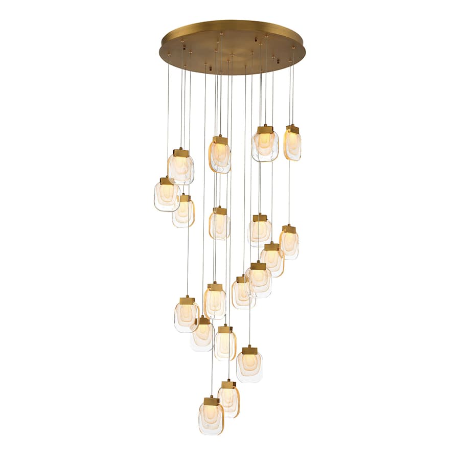 Eurofase Lighting Paget 19 Light 29" Wide LED Multi Light Pendant