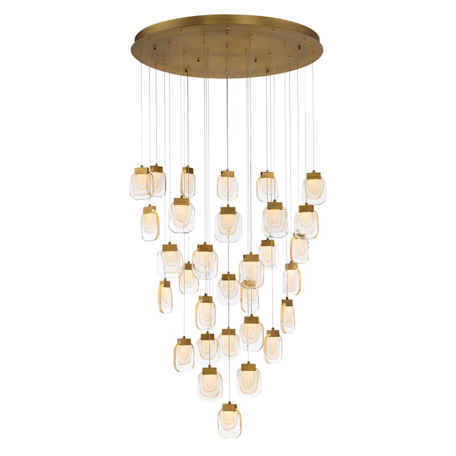 Eurofase Lighting Paget 31 Light 39" Wide LED Multi Light Pendant