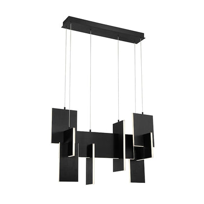 Eurofase Lighting Coburg 14" Wide LED Linear Chandelier