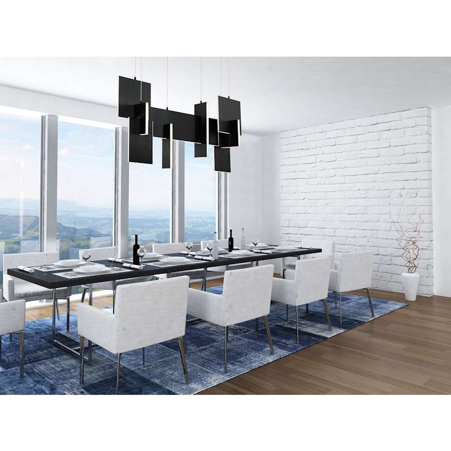 Eurofase Lighting Coburg 14" Wide LED Linear Chandelier