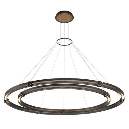 Eurofase Lighting Admiral 4 Light 62" Wide LED Ring Chandelier - 2 Rings