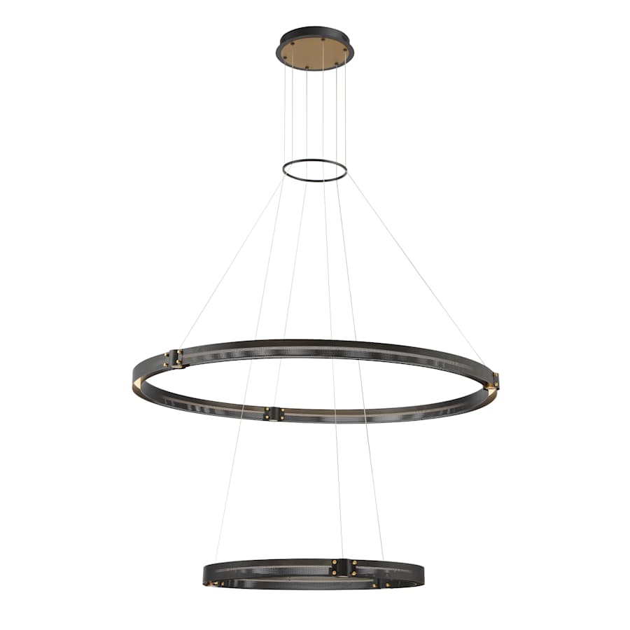 Eurofase Lighting Admiral 4 Light 48" Wide LED Ring Chandelier - 2 Tiers