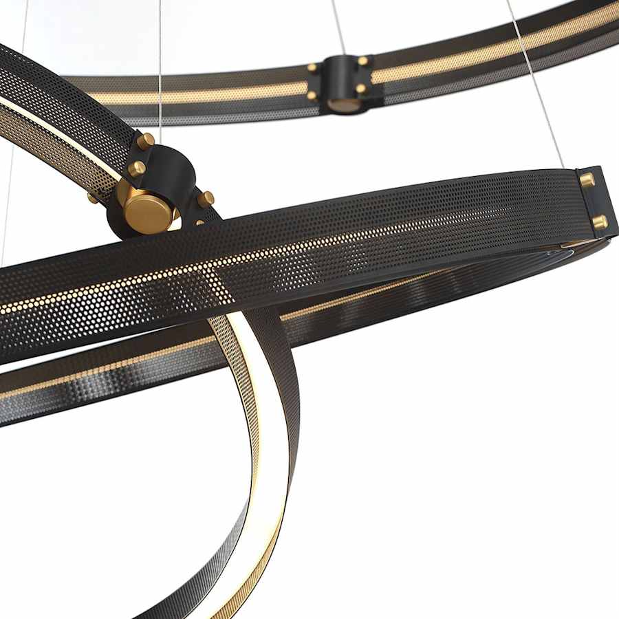 Eurofase Lighting Admiral 4 Light 48" Wide LED Ring Chandelier - 2 Tiers