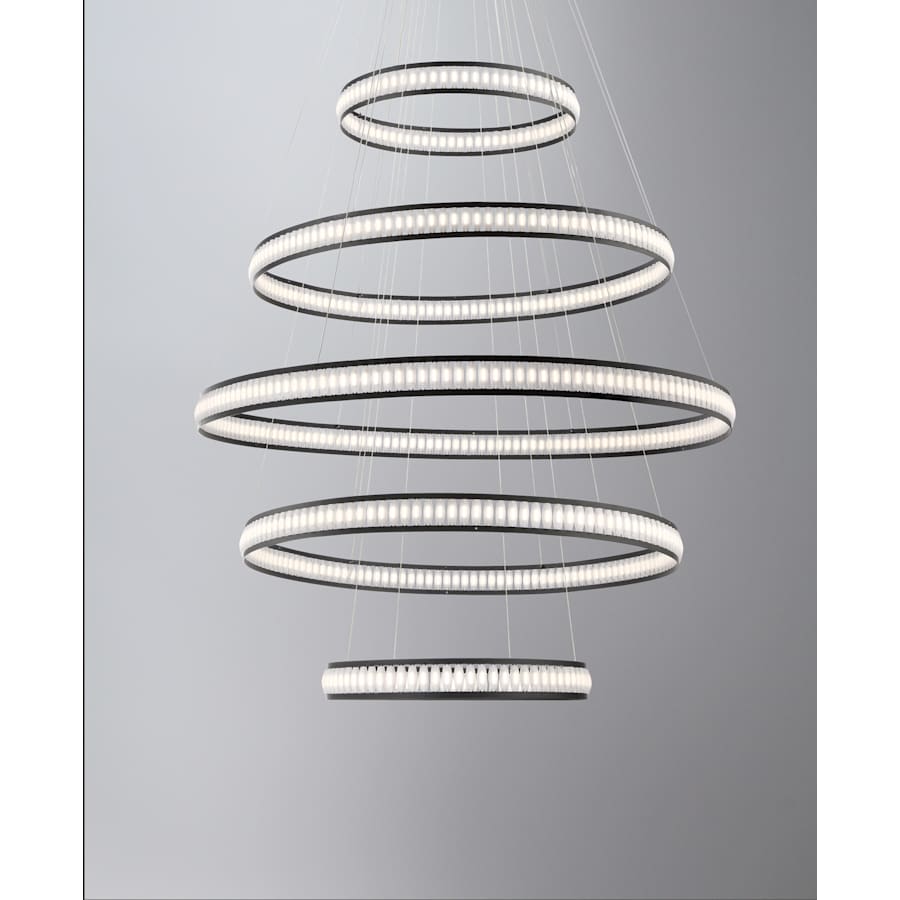 Eurofase Lighting Forester 60" 5 Tier Round Chandelier