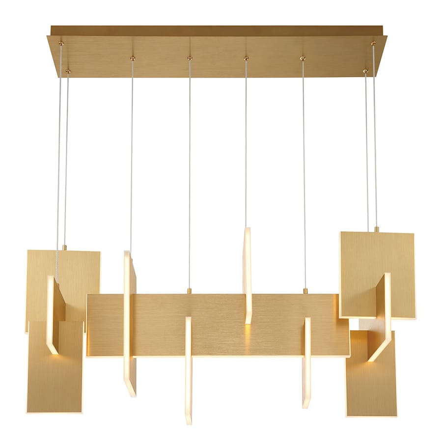 Eurofase Lighting Coburg 42" Wide LED Linear Chandelier