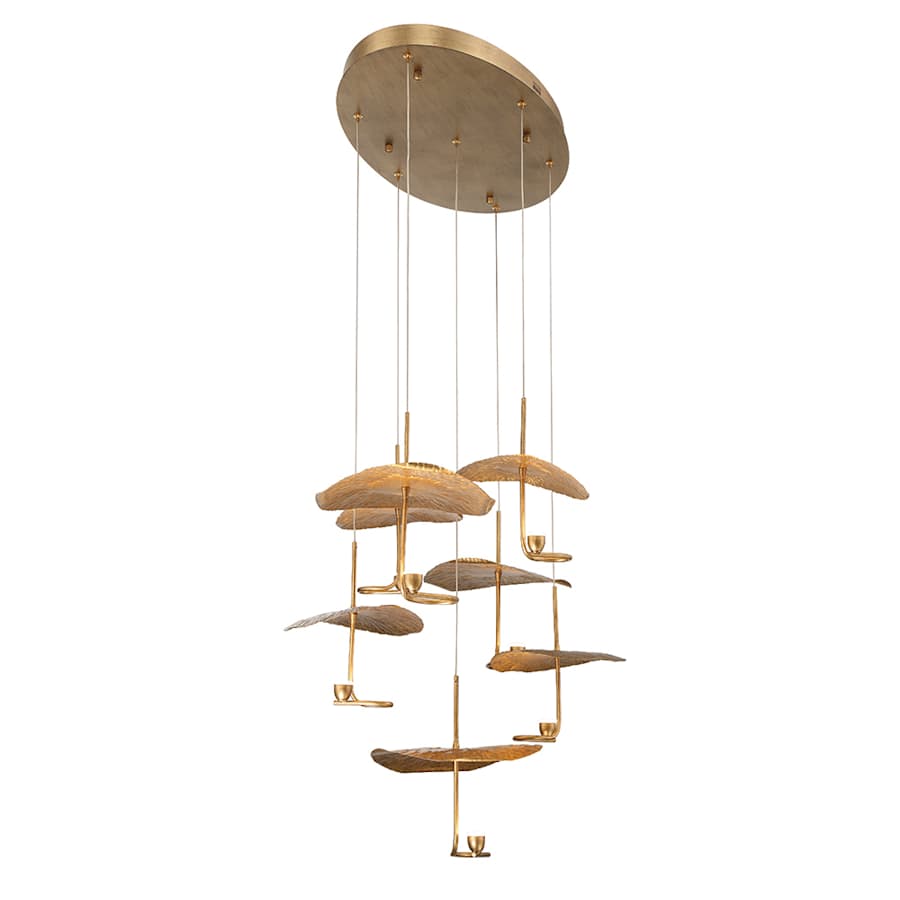 Eurofase Lighting Lagatto 9 Light 24" Wide LED Suspension Multi Light Pendant
