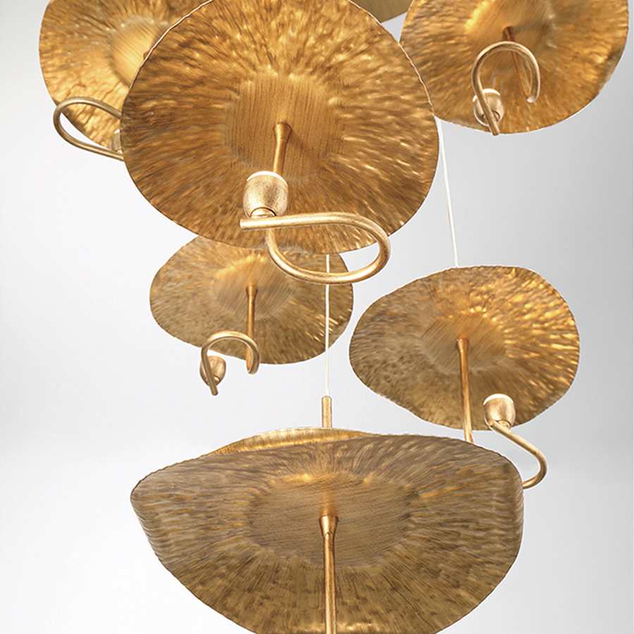 Eurofase Lighting Lagatto 9 Light 24" Wide LED Suspension Multi Light Pendant