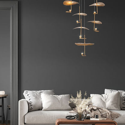Eurofase Lighting Lagatto 9 Light 24" Wide LED Suspension Multi Light Pendant