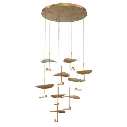 Eurofase Lighting Lagatto 9 Light 36" Wide LED Suspension Multi Light Pendant