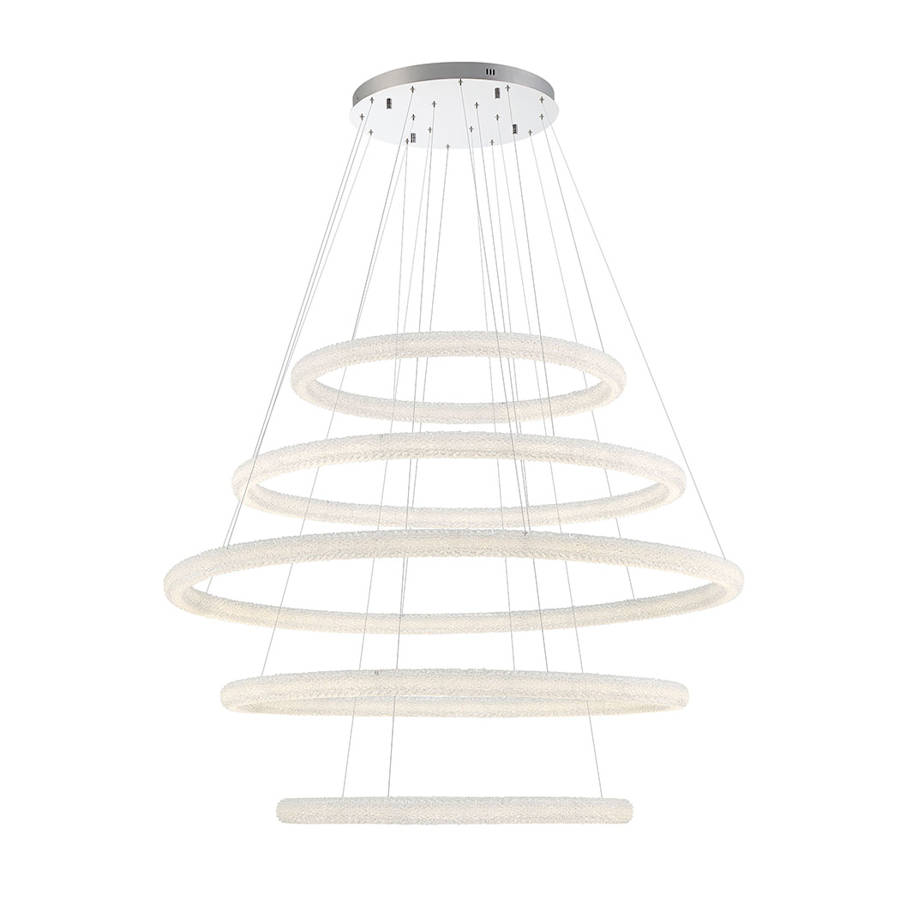 Eurofase Lighting Sassi 5 Light 60" Wide LED Ring Chandelier