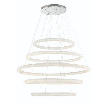 Eurofase Lighting Sassi 5 Light 60" Wide LED Ring Chandelier
