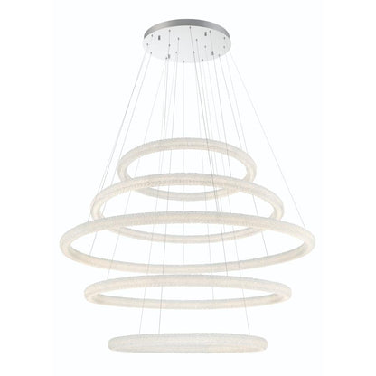 Eurofase Lighting Sassi 5 Light 60" Wide LED Ring Chandelier