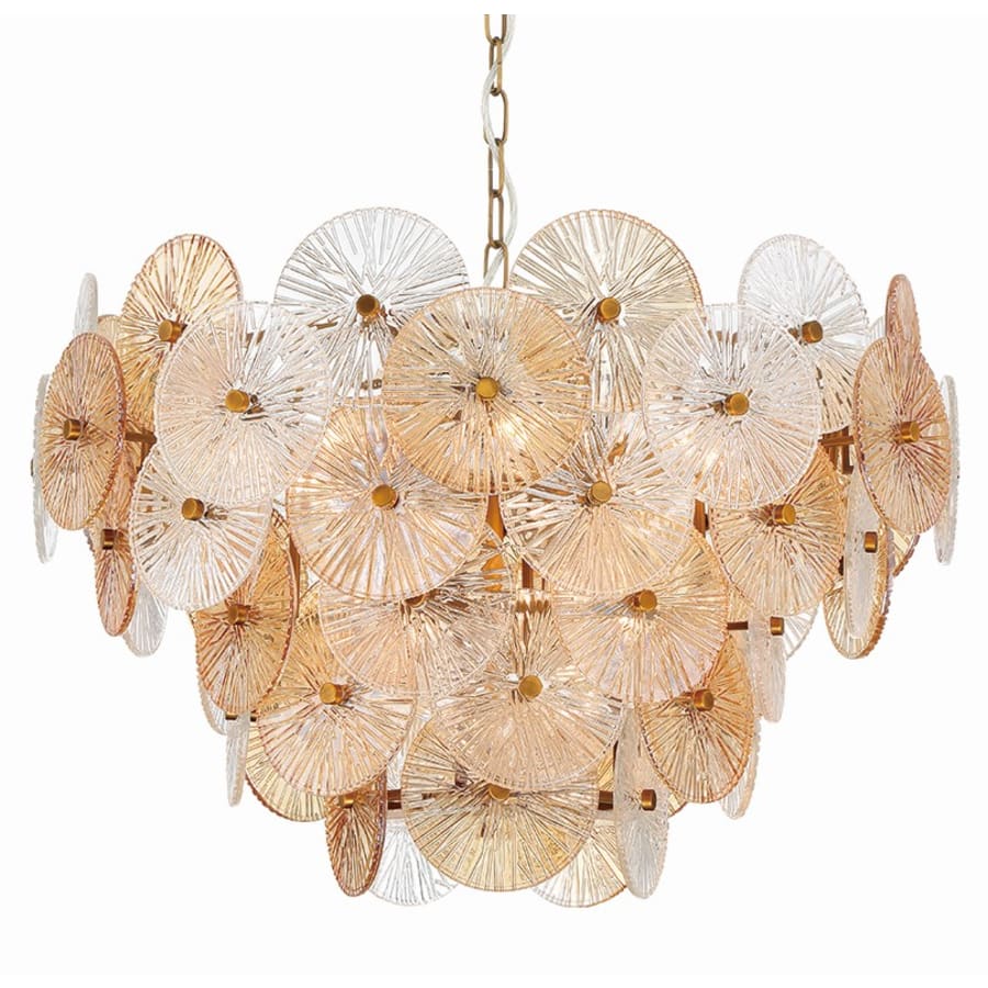 Eurofase Lighting Sue-Anne 12 Light 30" Wide Abstract Pendant