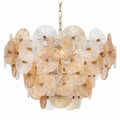 Eurofase Lighting Sue-Anne 12 Light 30" Wide Abstract Pendant