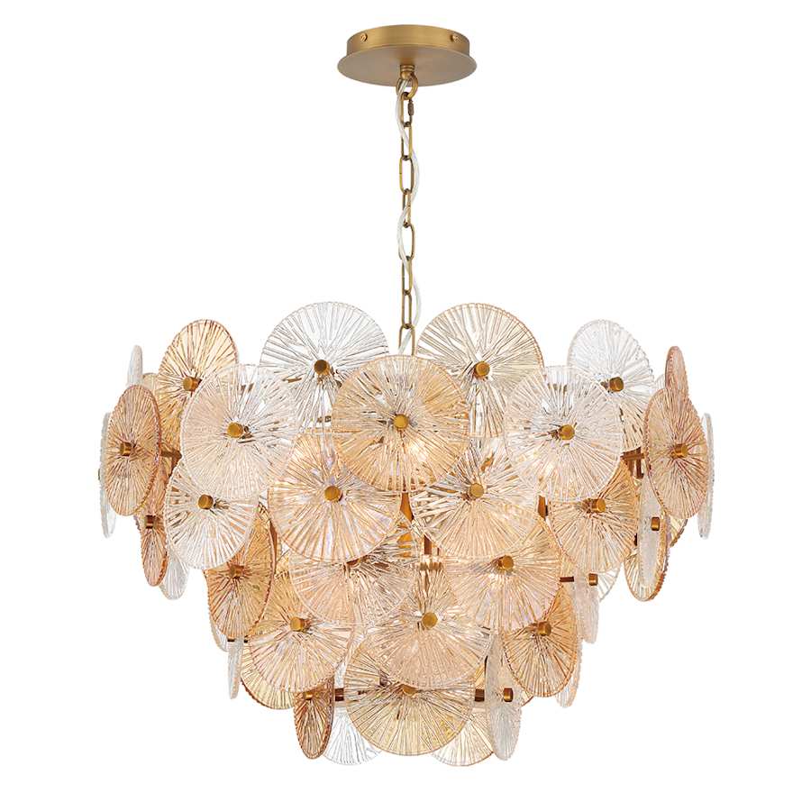 Eurofase Lighting Sue-Anne 12 Light 30" Wide Abstract Pendant