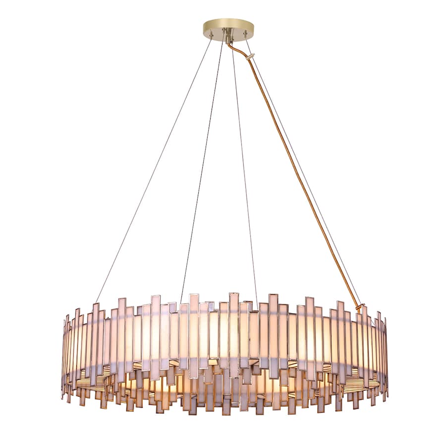 Eurofase Lighting Birla 12 Light 37" Wide Ring Chandelier