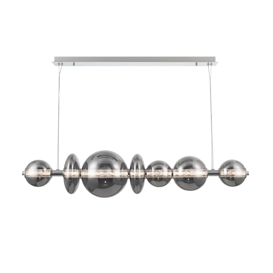 Eurofase Lighting Atomo 56" Wide 3000K LED Abstract Linear Chandelier