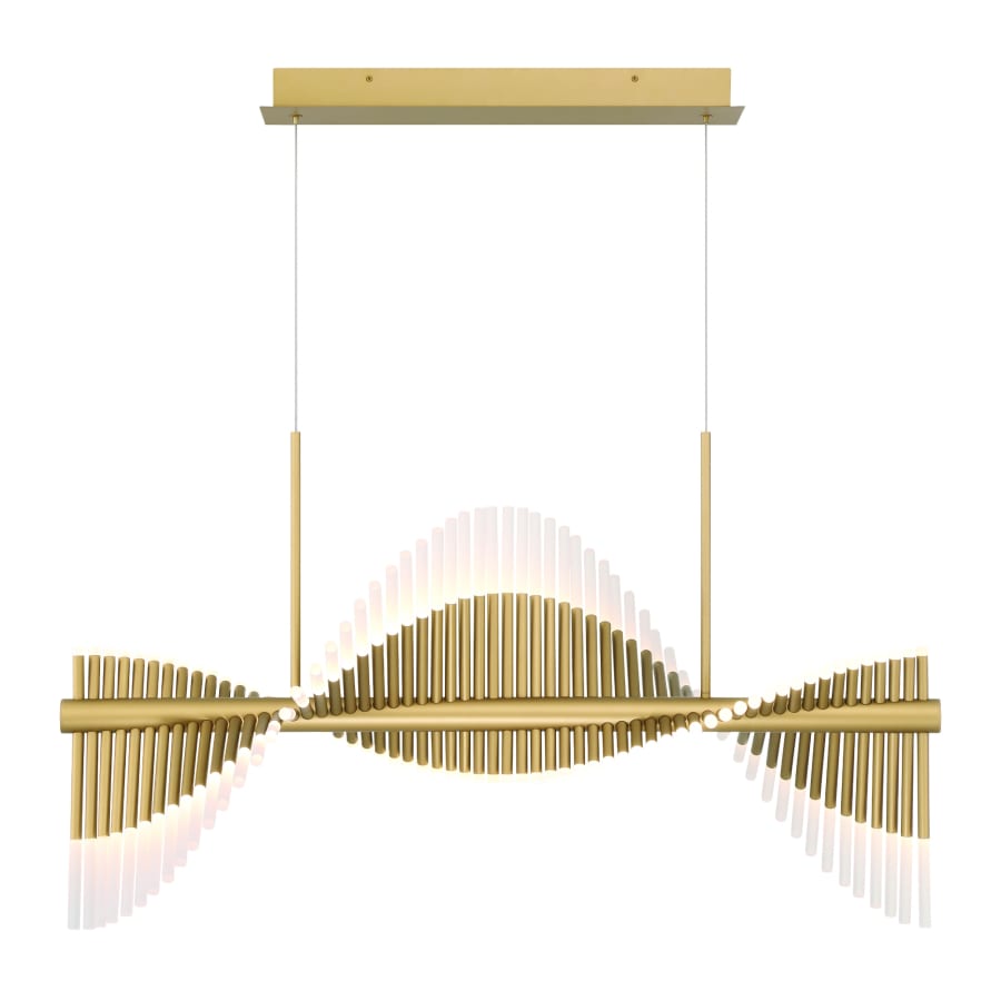 Eurofase Lighting Voltik 40" Wide LED Abstract Linear Chandelier