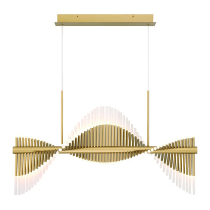 Eurofase Lighting Voltik 40" Wide LED Abstract Linear Chandelier