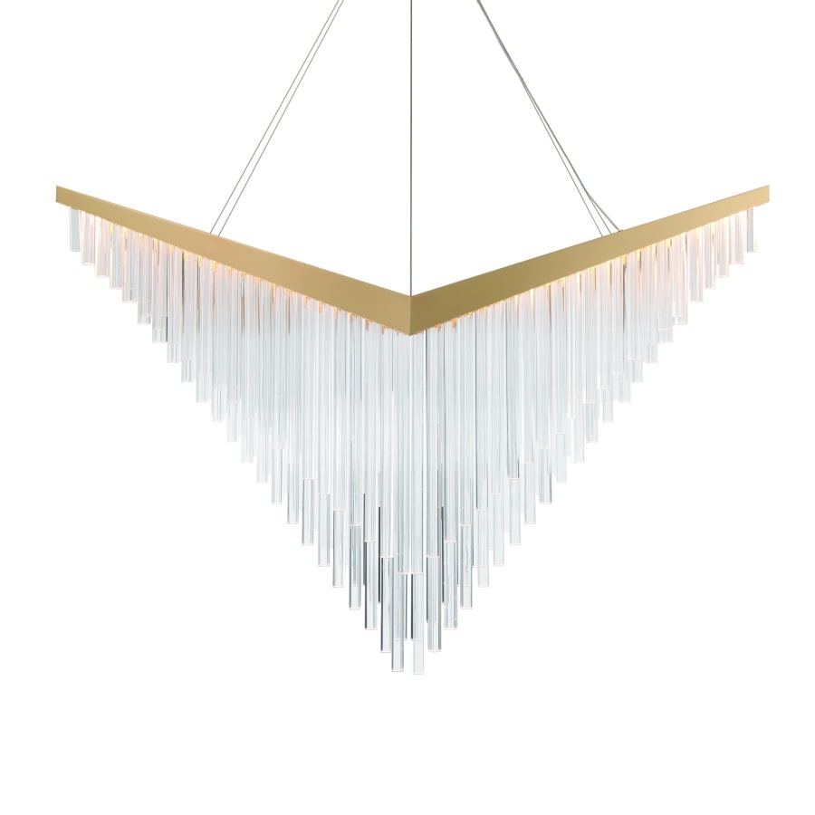 Eurofase Lighting Vivien 60" Wide LED Abstract Linear Chandelier