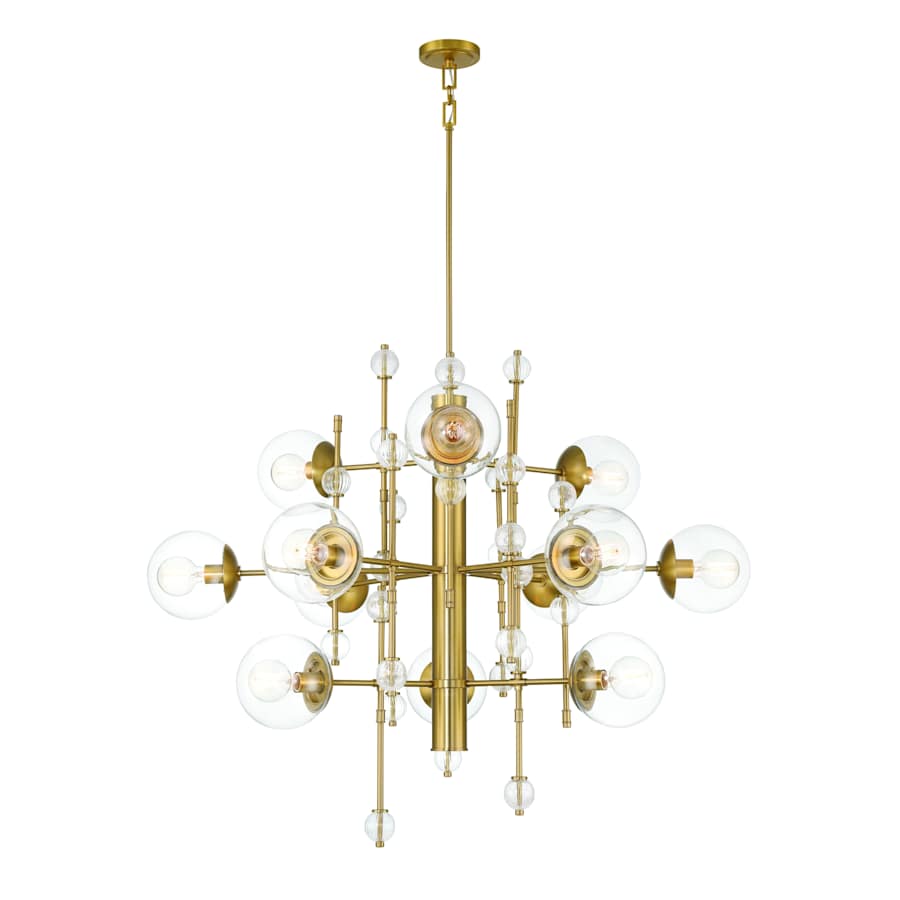 Eurofase Lighting Traiton 12 Light 48" Wide Abstract Chandelier