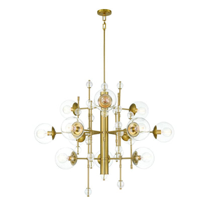 Eurofase Lighting Traiton 12 Light 48" Wide Abstract Chandelier