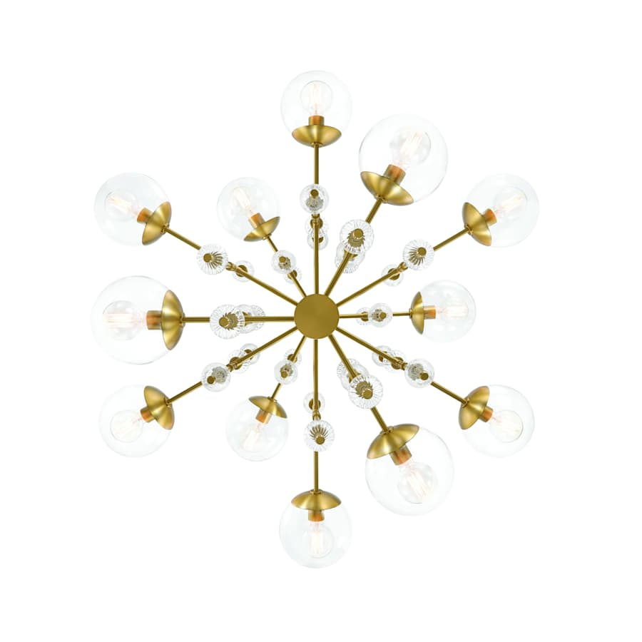 Eurofase Lighting Traiton 12 Light 48" Wide Abstract Chandelier