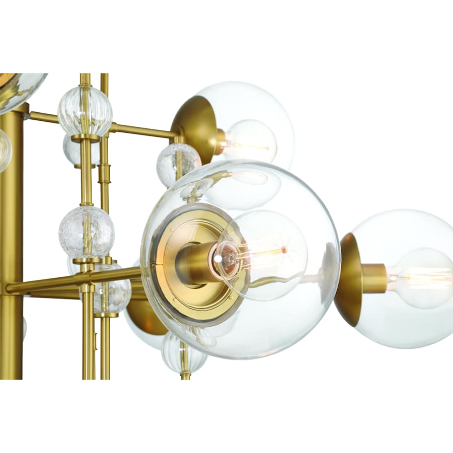 Eurofase Lighting Traiton 12 Light 48" Wide Abstract Chandelier