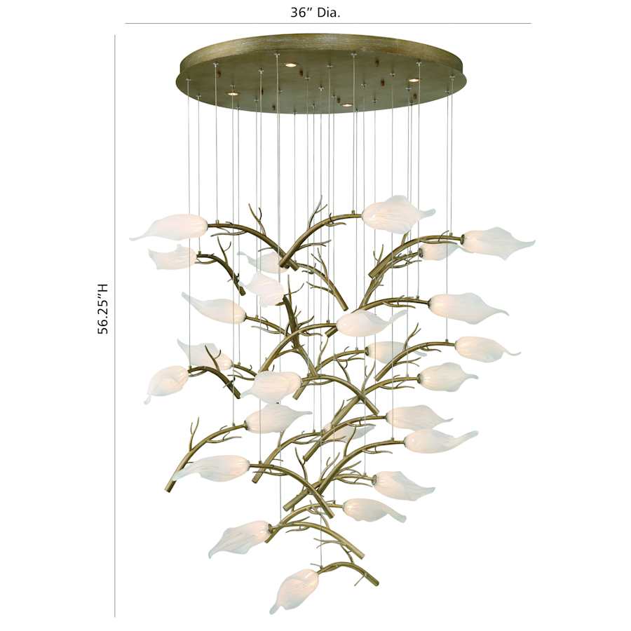 Eurofase Lighting Matera 25 Light 36" Wide LED Abstract Chandelier