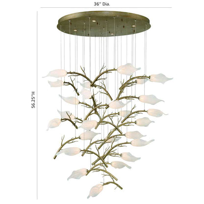 Eurofase Lighting Matera 25 Light 36" Wide LED Abstract Chandelier