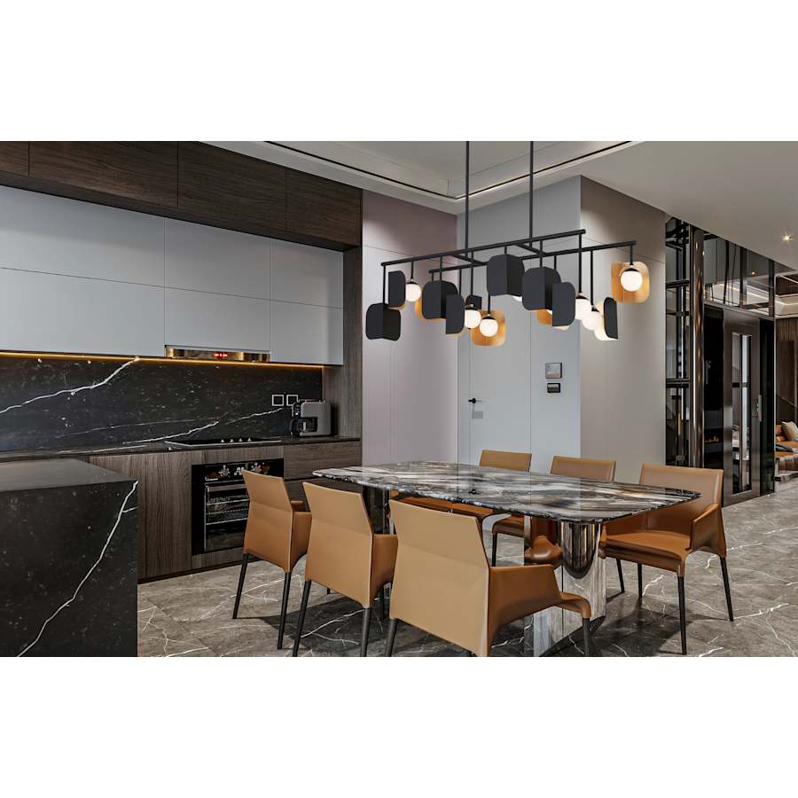 Eurofase Lighting Cornice 60" Wide Linear Chandelier