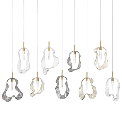 Eurofase Lighting Norah 51" Wide Crystal Linear Chandelier