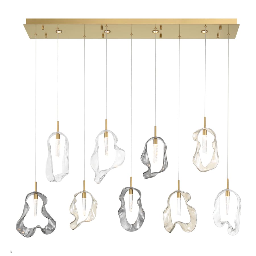 Eurofase Lighting Norah 51" Wide Crystal Linear Chandelier
