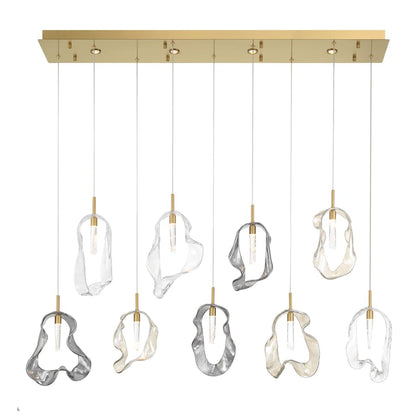 Eurofase Lighting Norah 51" Wide Crystal Linear Chandelier