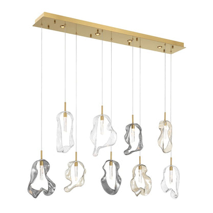 Eurofase Lighting Norah 51" Wide Crystal Linear Chandelier