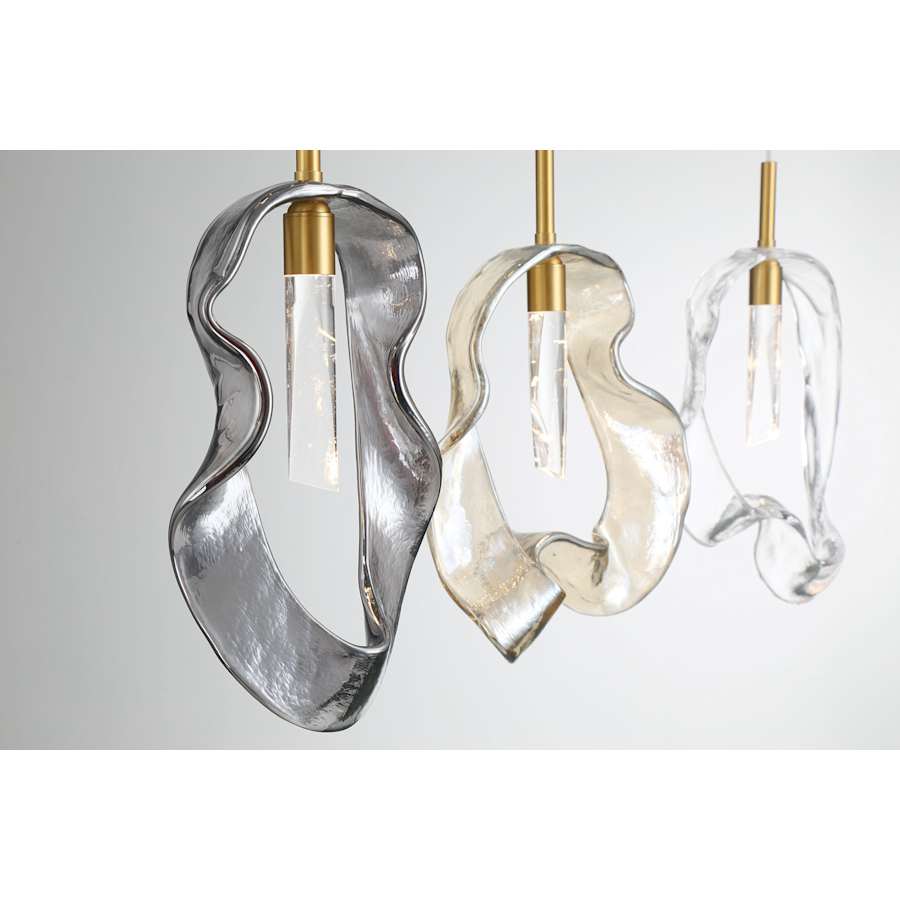 Eurofase Lighting Norah 51" Wide Crystal Linear Chandelier