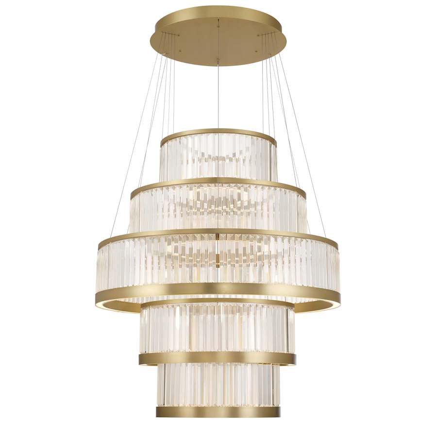 Eurofase Lighting Empra 5 Light 48" Wide LED Ring Chandelier