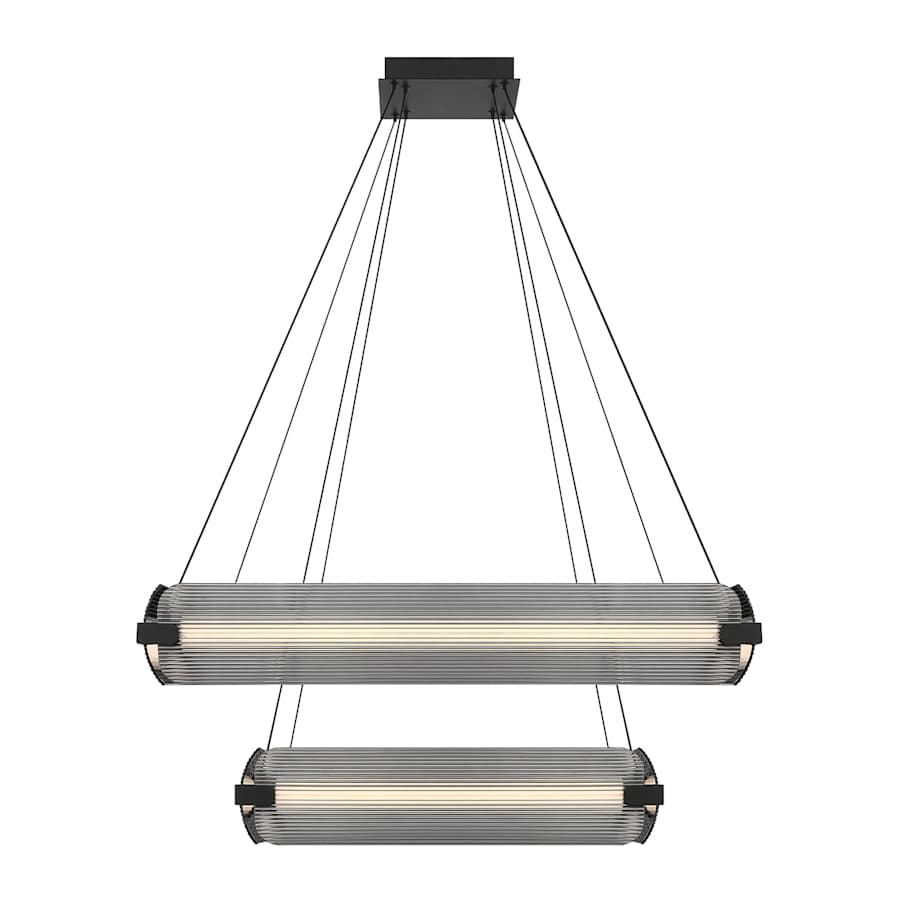 Eurofase Lighting Neoness 8 Light 35" Wide LED Square Chandelier