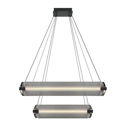 Eurofase Lighting Neoness 8 Light 35" Wide LED Square Chandelier