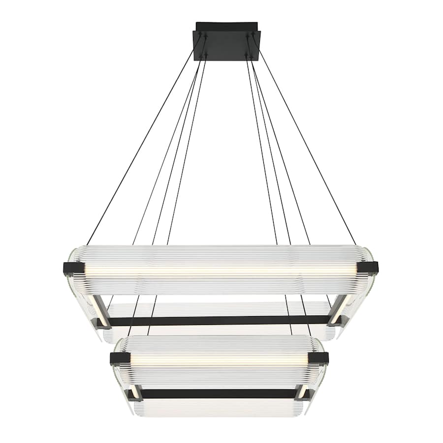 Eurofase Lighting Neoness 8 Light 35" Wide LED Square Chandelier